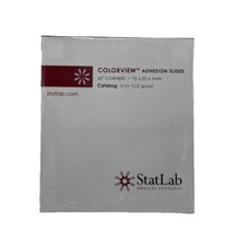 Statlab Microscope Adhesive Slides 75x25x1mm Catalog: 315+ 72pcs EXP 10/15/2021