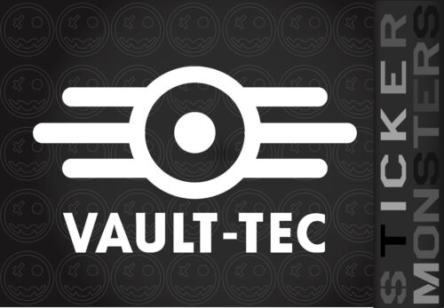 Fallout Vault Guy Tec Sticker Large 160mmW Gaming PS4 X1 Car Van Laptop Xbox.  - Picture 1 of 6