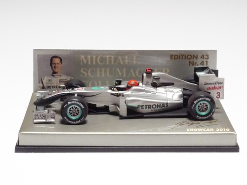 MINICHAMPS 1:43 MERCEDES GP SHOWCAR 2010 M. SCHUMACHER Nr.41