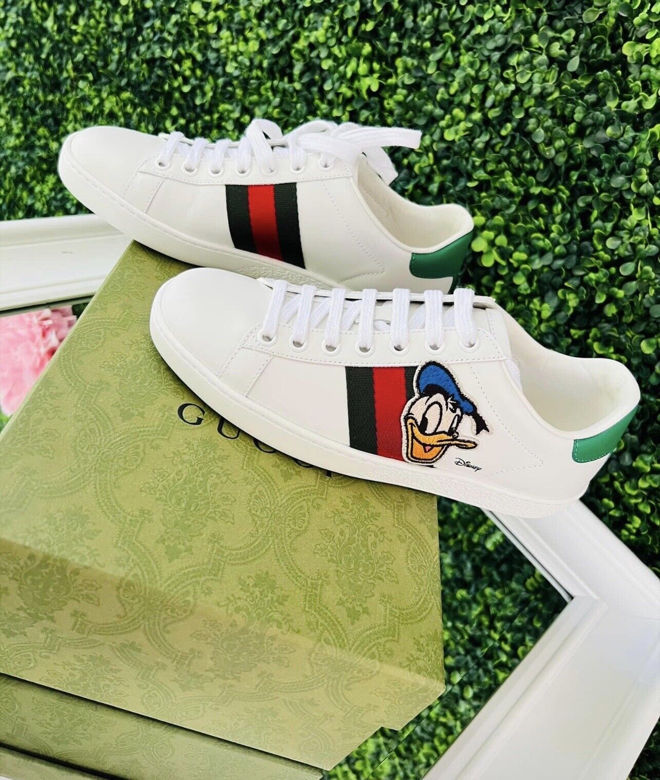 Authentic Gucci x Disney Donald Duck Ace Sneakers Sz37 | eBay