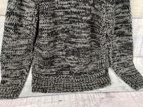 Projek Raw Men’s XL Full Zip Mock Neck Gray Black Cozy Winter Sweater NWT - Picture 11 of 23