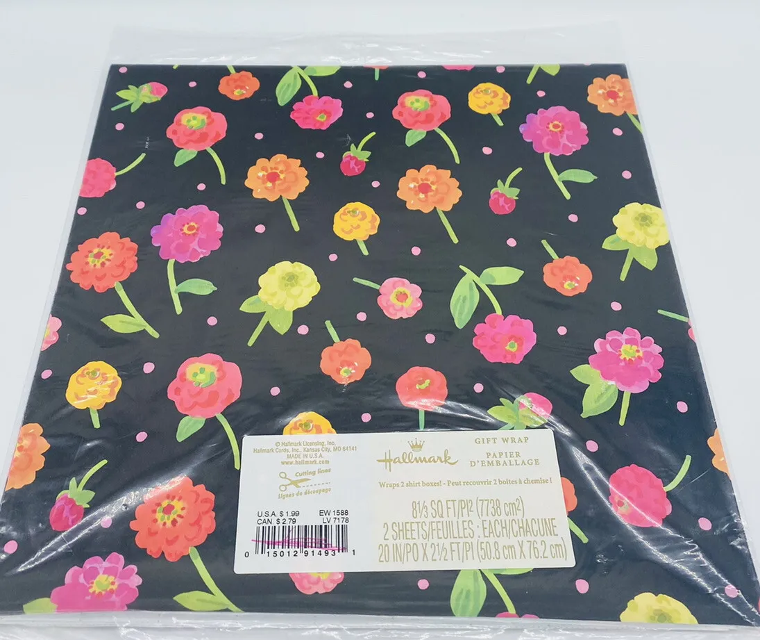 lv floral wrapping paper