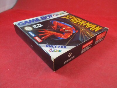 Spider-Man (Nintendo Game Boy Color) COMPLETE w/ Box manual game