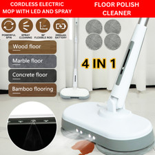 Lavapavimenti Elettrico Ricaricabile Senza Fili Scrubber Spazzatrice Lucidatrice Mop