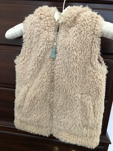 Mini Boden Faux Fur Hooded Vest 2-3Y | eBay
