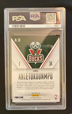 2013-14 Panini Father's Day #479/599 Giannis Antetokounmpo RC PSA