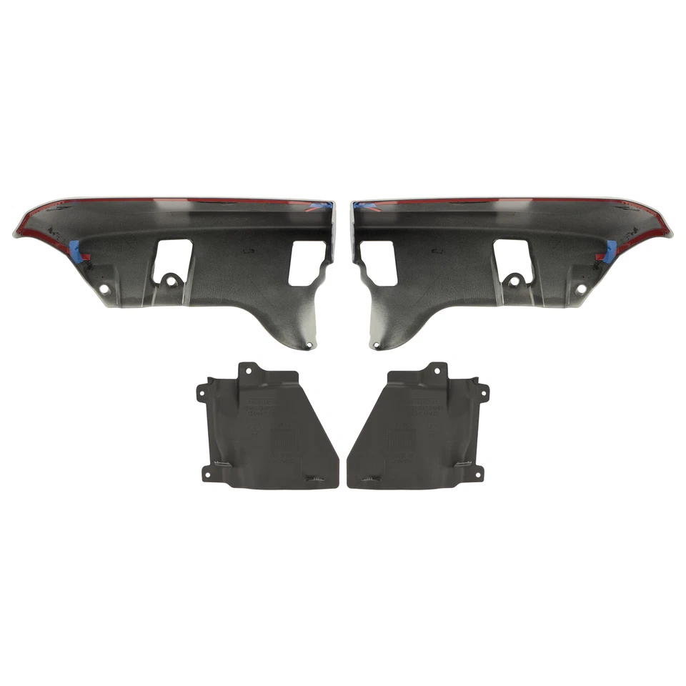 Protectores contra salpicaduras aerodinámicos traseros OEM 2017-2018 Subaru WRX STI blanco cristal J101SVA000W6 Foto 4 de 4