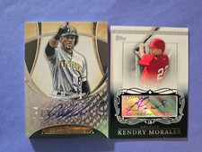 2017 STARLING MARTE  Topps Five Star AUTOGRAPH Kendry Morales Autograph 2007 
