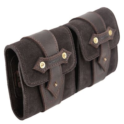 Vintage Rifle Ammo Belt Bag Hunting Cartridge Pouch for.45-70 .308 .44MAG .30-06