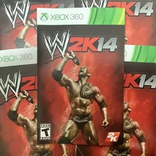 WWE 2K14 Microsoft Xbox 360 Instruction Manual Only