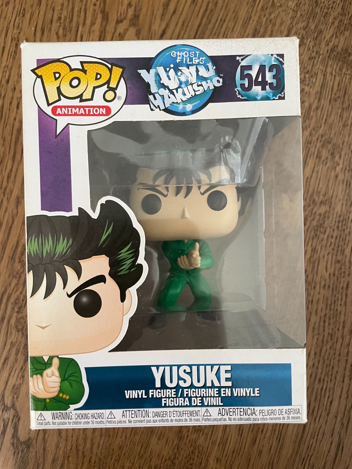 Funko Pop! Animation Ghost Files Yu Yu Hakusho Yusuke #543 Vinyl Figure In Box