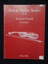 Vivaldi Corrente per violino e pianoforte della serie Schott Violin n.12