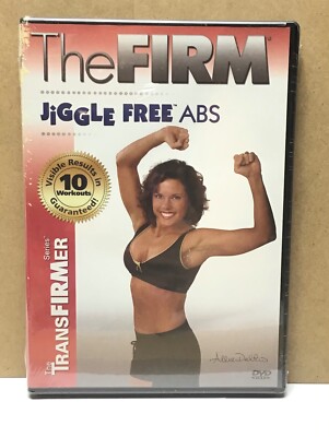 The Firm: Jiggle Free Abs 2005 DVD / Exercise Work-Out Tone / Allie Delrio NEW