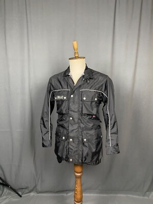 Belstaff Tourmaster Reflective Men's Black Nylon Motorcycle Jacket