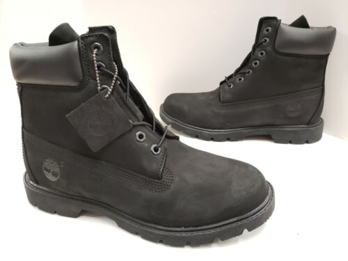 Mens Timberland 6" Inch Classic Basic Waterproof Insulated Boots 19039 001 Black - Picture 1 of 4