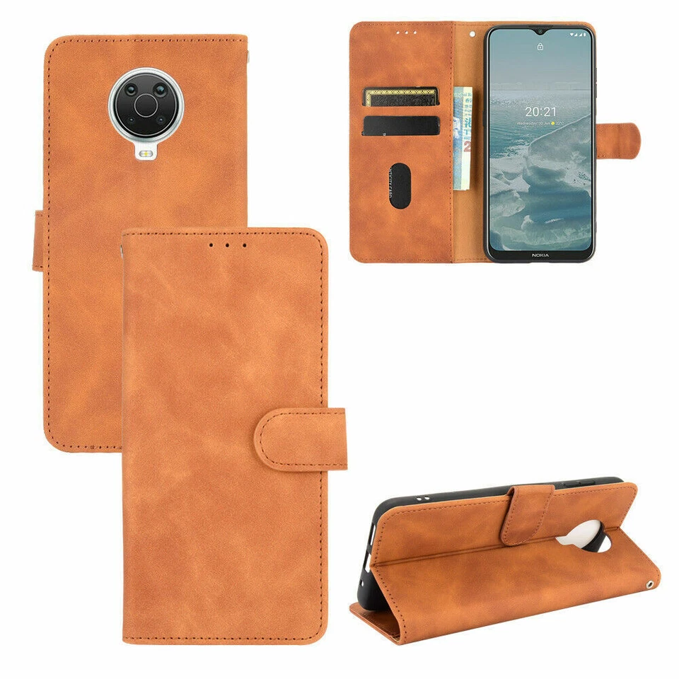 Leather Magnetic Flip Stand Wallet Phone Case For Nokia G20 G50 X10 2.4 1.4 5.4 - Image 4 of 4