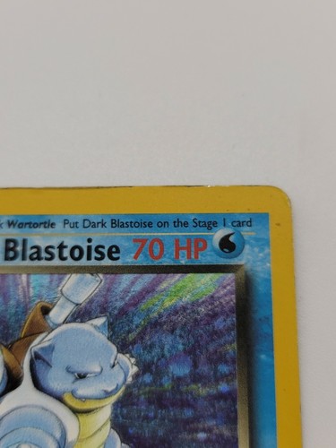 Pokemon TCG WOTC 1ST EDITION TEAM ROCKET Dark Blastoise Holo Rare 3/82 Vintage  - Picture 4 of 11
