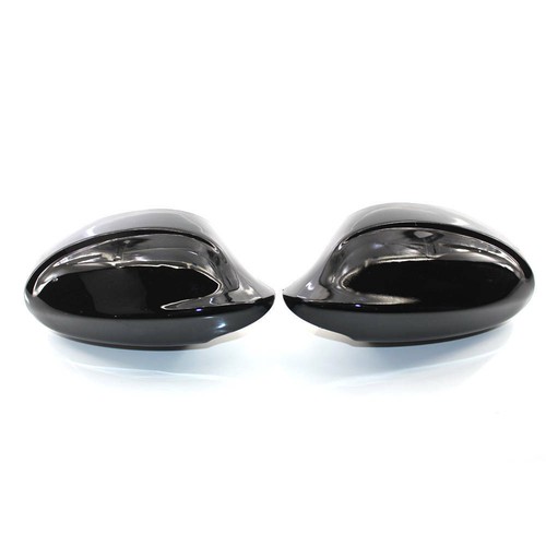 Paire Coque Cache de Rétroviseur Noir Brillant Pour BMW E90 E91 2005-2007 MS - Imagen 2 de 9