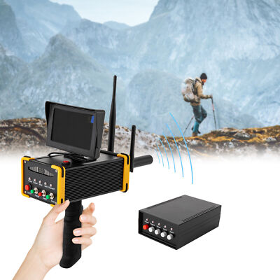 Metal Detector HD Screen Treasure Finder For Silver Copper AC 100 240V 1-99m