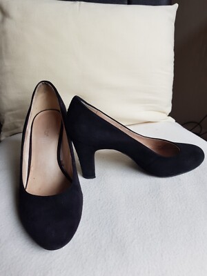 Court Shoes Deichmann Wedge Shoes Deichmans Black Suede Court UK