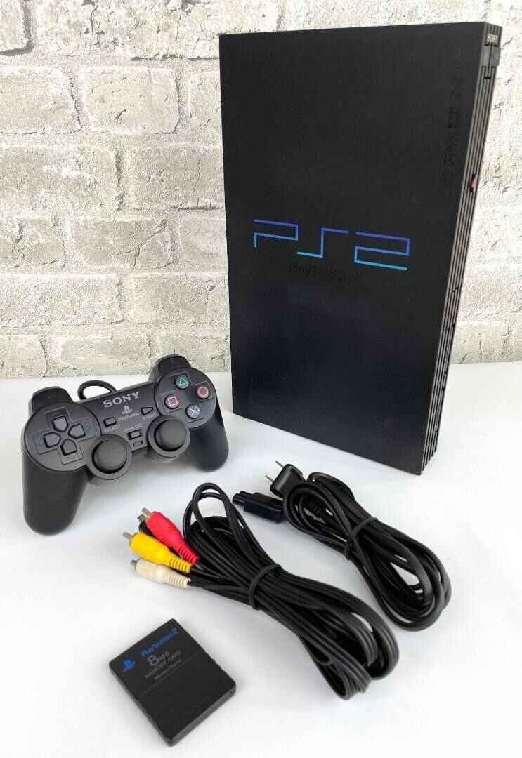 SONY PlayStation 2 SCPH Black Game Console Japanese NTSC-J (Japan) Fedex F/S | eBay