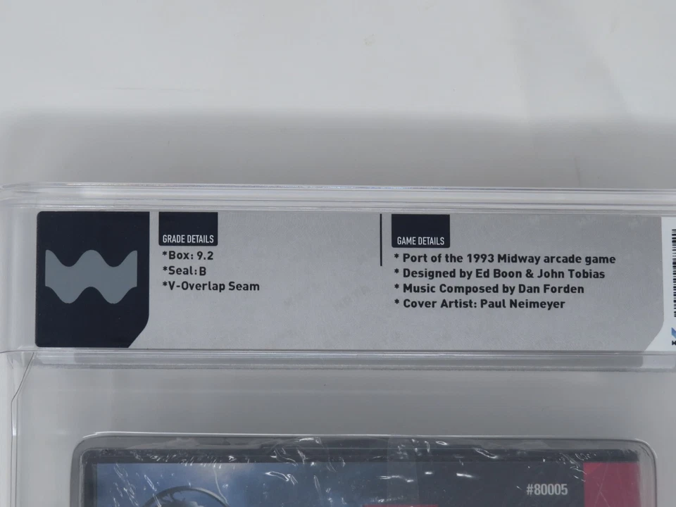 Mortal Kombat 2 Sega Genesis Midway Factory Sealed Video Game Wata 9.2 Graded II - Image 4 of 4