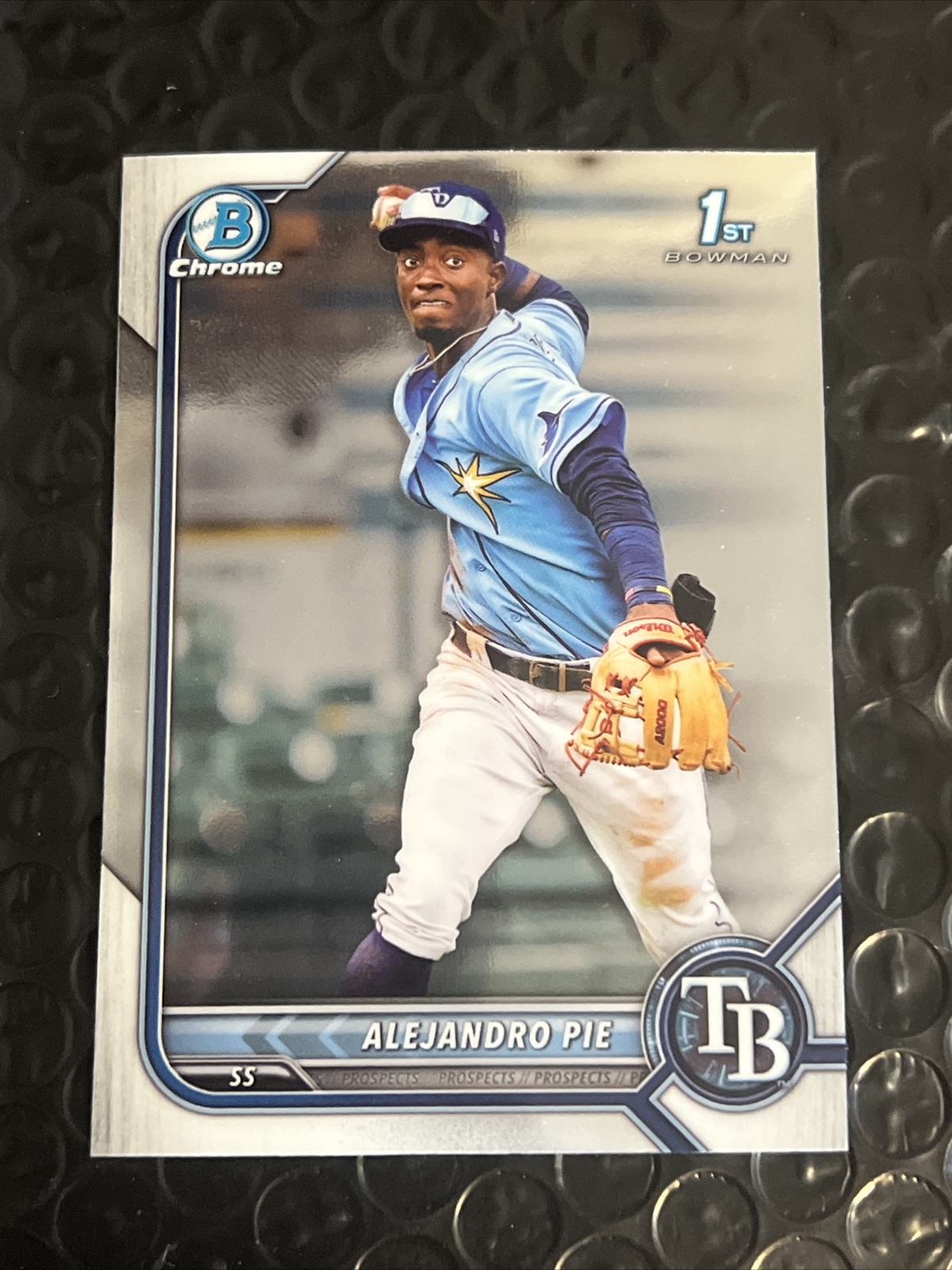 2022 Bowman Chrome Sapphire Alejandro Pie 1st Bowman #BCP-99 Tampa Bay Rays