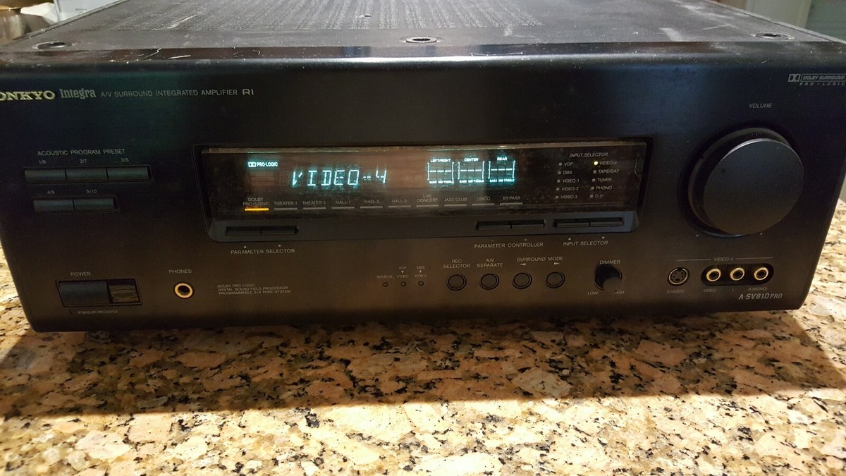AVアンプ ONKYO AVDIGITAL SURROUND AMPLIFIER ONKYO INTEGRA A-SV810 Pro Home Audio AV Surround Integrated