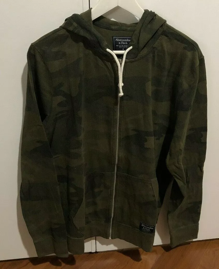 Abercrombie camo hoodie hot sale