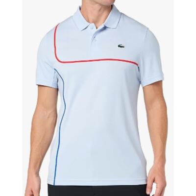 Lacoste Men's Ultra Dry Piqué Tennis Polo Shirt L Phoenix Blue | eBay