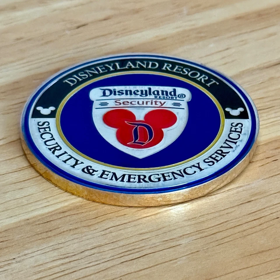 Walt Disney Disneyland Security Division Resort CA Challenge Coin - Image 4 of 4
