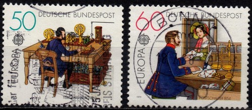 WEST GERMANY 1979 - Used Series 50 and 60 Pfg Europe CEPT #DR4