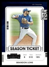 2021 Panini Contenders  Brandon Lowe #45 Tampa Bay Rays Baseball Card
