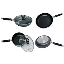 Non-Stick Saute Frying Pan Fry Wok With Lid