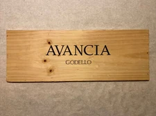 1 Rare Wine Wood Panel Avancia Godello Spain Vintage CRATE BOX SIDE 9/22 263