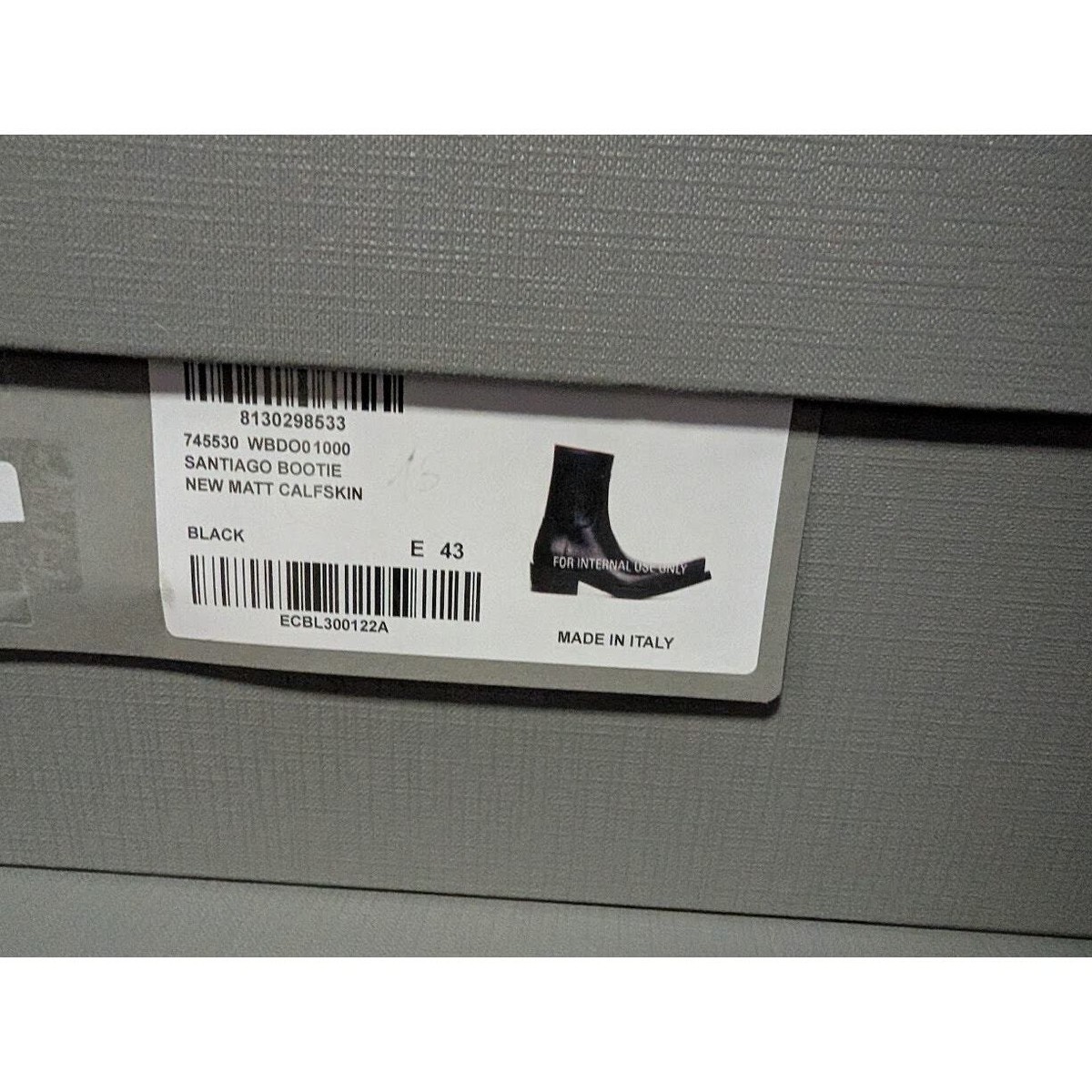 Balenciaga Q:2 / Santiago Boots in Black BNWB 43 | eBay