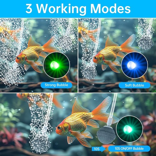 3 Working Modes Solar Air Pump for Outdoor Small Pond Fish Tank - Picture 7 of 7