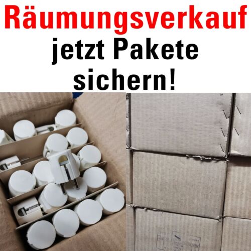 50 Stück Stecker Schuko Kontakt Schutzkontakt Schukostecker DDR vintage weiß - Bild 1 von 1