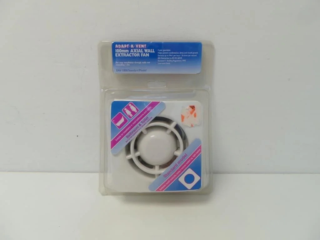 Adapt-A-Vent 100mm Axial Wall Extractor Fan