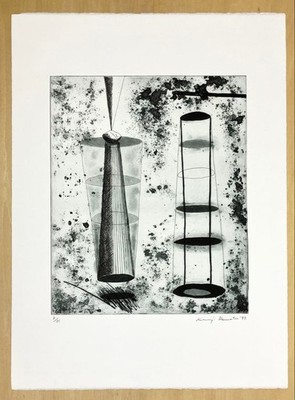 Keiji Uematsu copperplate print work (sheet)