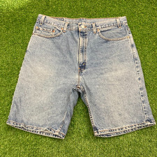 Vintage Levi  s 505 90s Regular Fit Jeans Shorts Mens Size 38 MADE IN USA