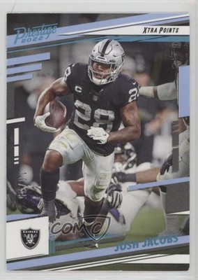 2022 Panini Prestige Xtra Points Platinum 10/25 Josh Jacobs #171 0r6j