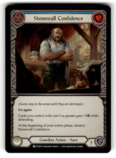 Stonewall Confidence (Blue) WTR074 Foil Common Welcome to Rathe LP