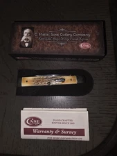 CASE XX /C. Platts' Sons 5182 Burnt Stag Baby Doctors Knife Rare / Family Brands