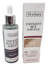 Black White Rice Exfoliating Ampoule Gentle Rice Peel Facial Body Treatment
