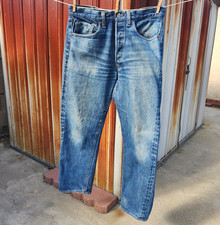 Vintage 1970s Levi's 501 Button Fly #6 Redline Selvedge Demin Jeans USA 32X27
