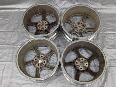 16” Mazda Miata Chrome Alloy Wheel Rim Twist 5 spoke 16x6.5 +40