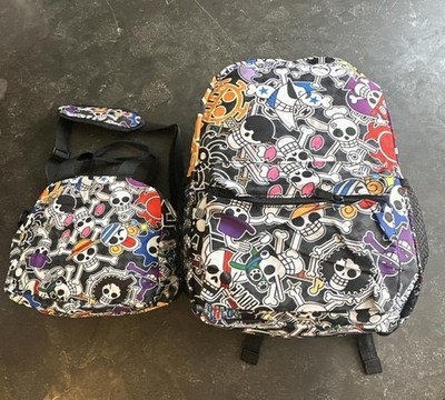 One Piece, Anime, Backpack And Lunch Box Featuring Many Of The Main Characters.