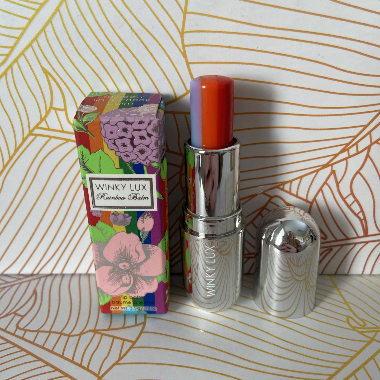 Winky Lux Rainbow Balm Colour Enhancing pH Lip Balm 3.5g Brand New In Box