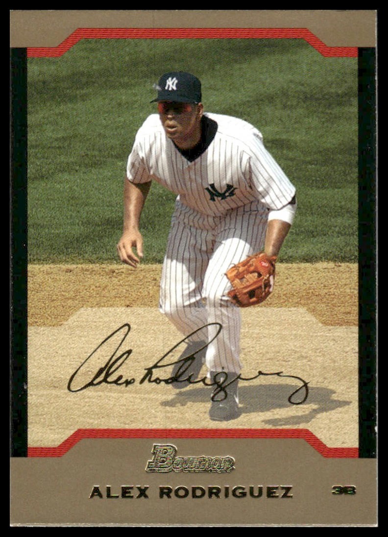 Alex Rodriguez 2004 Bowman #103 Gold New York Yankees